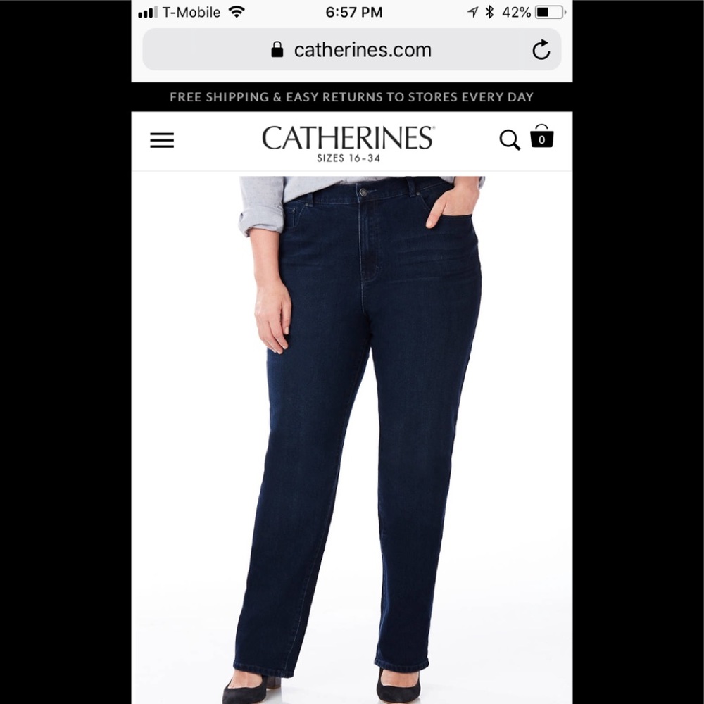 R ight Fit Jean (Moderately Curvy) Catherine’s